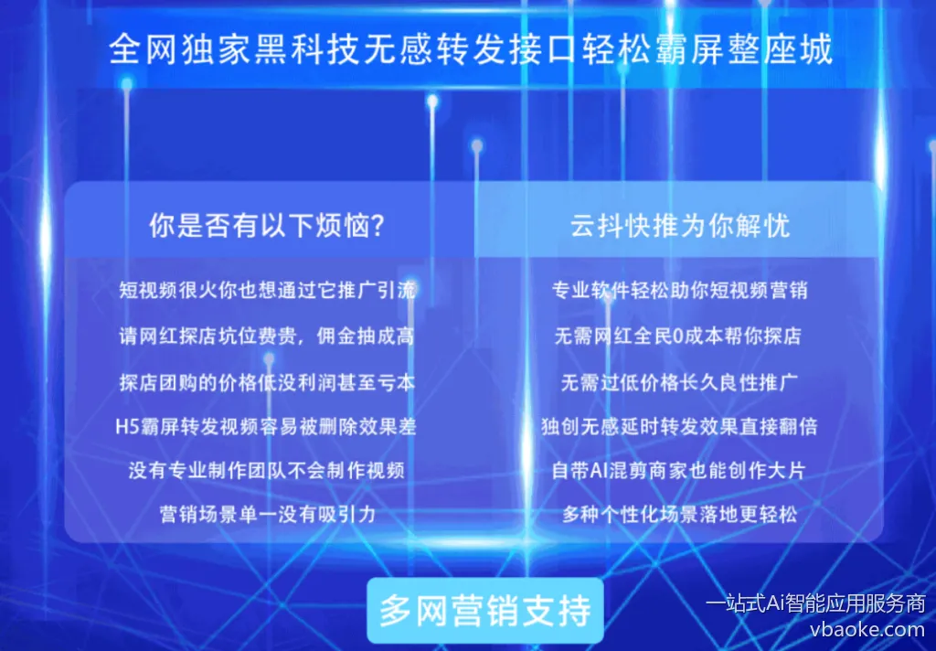 图片[8]-抖音快手实体门店霸屏营销系统-多商户SAAS平台-一站式Ai智能应用服务商