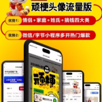 姓氏玩梗头像小程序流量主广告