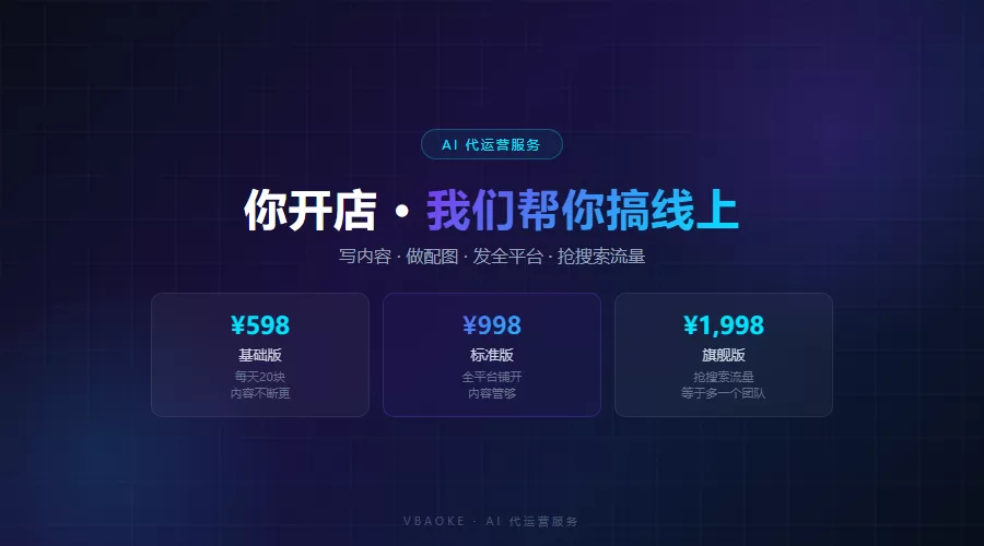 代运营服务-一站式AI智能营销获客