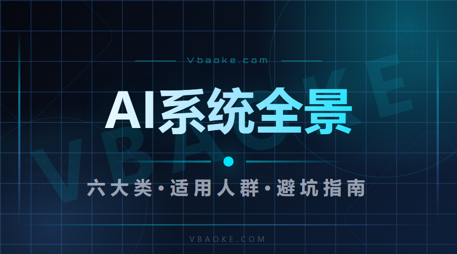 AI系统有哪些类型？2026年六大类AI系统全景盘点，帮你选对方向-一站式AI智能营销获客