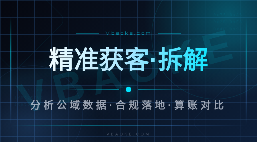 AI公域精准获客:分析公开数据找到你的客户(切入公域获客4138)-一站式AI智能营销获客