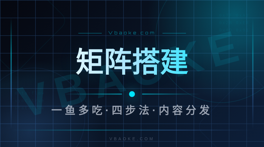 AI矩阵账号搭建教程:一鱼多吃的内容分发方法-一站式AI智能营销获客
