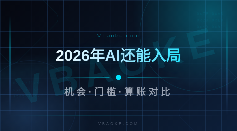 2026年AI行业还能不能入局:冷静拆解机会和门槛-一站式AI智能营销获客
