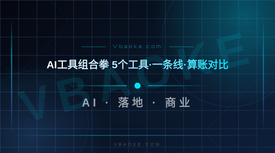 AI工具组合拳：用这5个工具搭建一个内容生产线